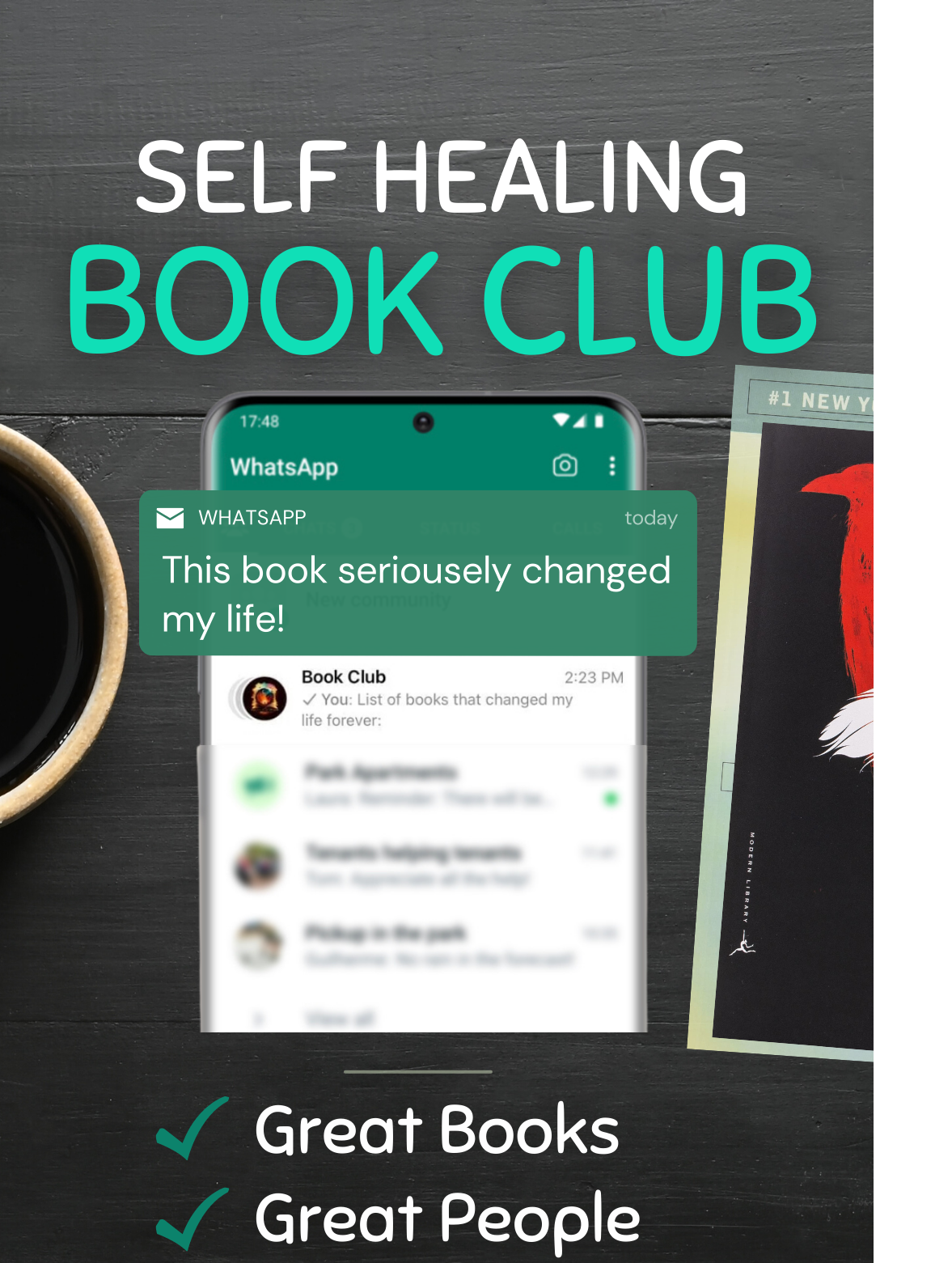 SELF-HEALING BOOK CLUB & WELLNESS COMMUNITY